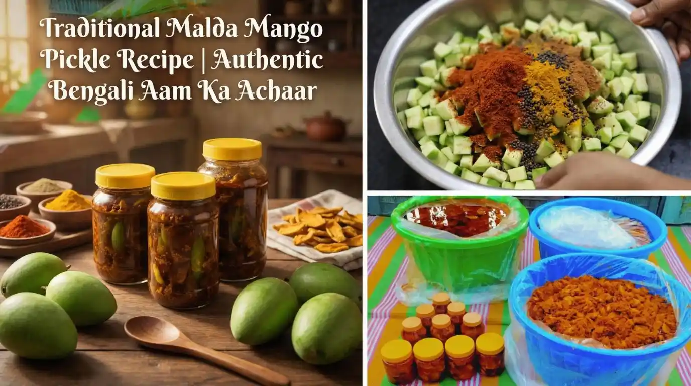 Traditional homemade pickle making